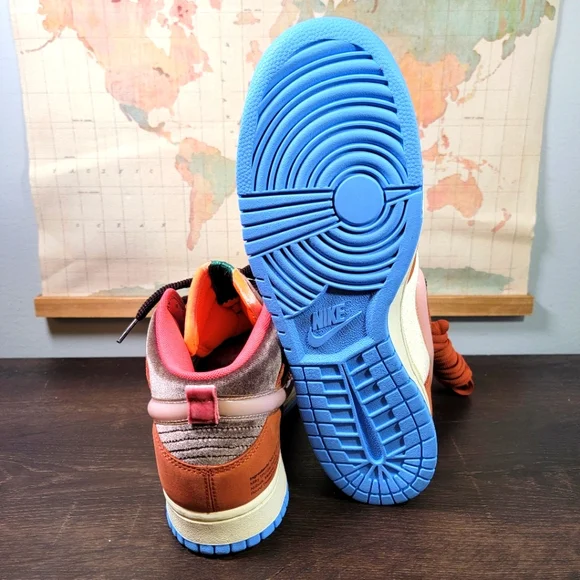 BRAND NEW Nike Dunk Mid Social Status Free Lunch Chocolate Milk Men's Size 11.0 - Picture 8 of 9